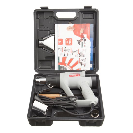 Фен строительный электрический Интерскол ФЭ-2000ЭМ 2000 Вт (385.0.1.00)