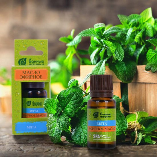 Эфирное масло для бани и сауны Банные штучки 15 мл мята (30022)