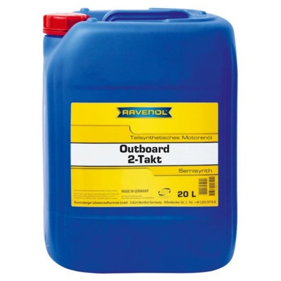 Моторное масло для лодочных моторов RAVENOL Outboardoel 2T teilsynth