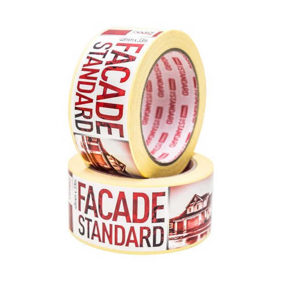 Лента малярная Beorol Standard для наружных работ желтая 48 мм 33 м