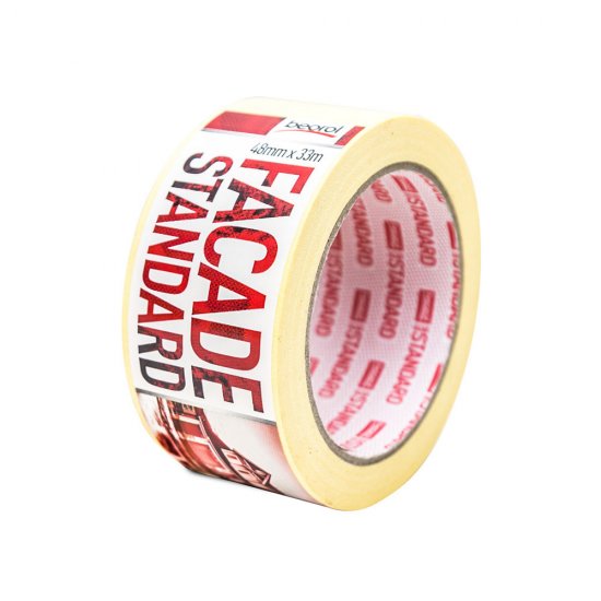 Лента малярная Beorol Standard для наружных работ желтая 48 мм 33 м