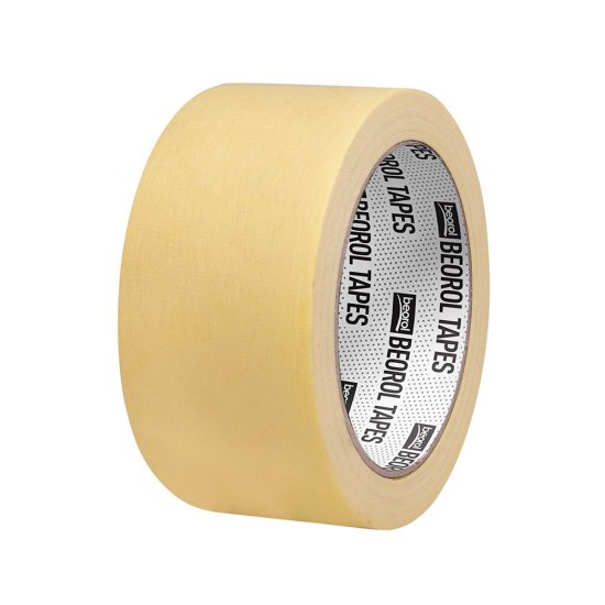 Лента малярная Beorol для паркета желтая 48 мм 33 м УФ-стойкая