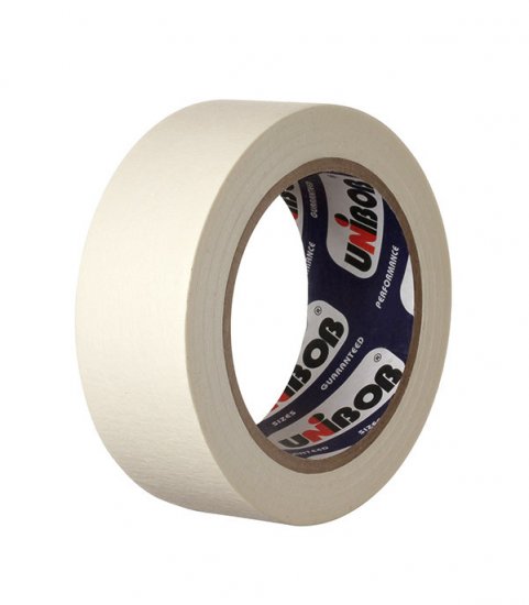 Лента малярная Unibob белая 50 мм 50 м