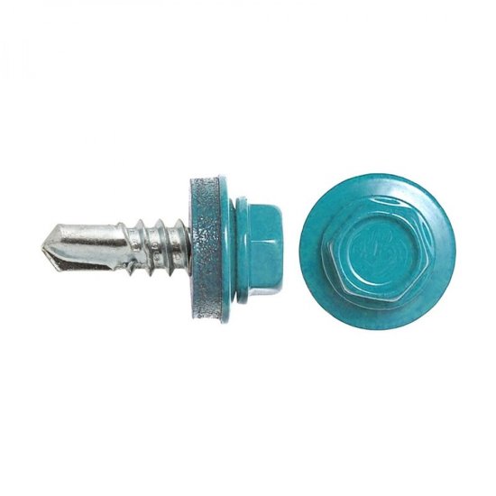 Кровельный саморез swfs 4.8х35 RAL-5021 250 шт.