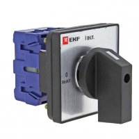 Переключатель кулачковый EKF PROxima ПК-2-13 100А 400 В 1НО+1НЗ IP20 2P серый (pk-2-13-100)