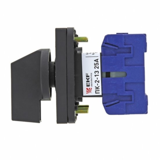Переключатель кулачковый EKF PROxima ПК-2-13 63А 400 В 1НО+1НЗ IP20 2P серый (pk-2-13-63)