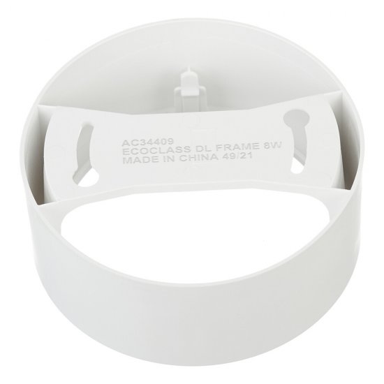 Рамка для накладного монтажа светильника Ledvance Ecoclass DL Frame 8 Вт пластиковая IP20 белая (4058075656789)