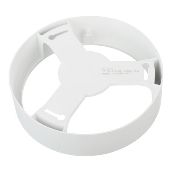 Рамка для накладного монтажа светильника Ledvance Ecoclass DL Frame 18 Вт пластиковая IP20 белая (4058075656857)
