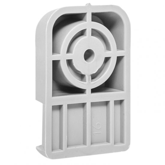 Площадка для крепления стяжек EKF PROxima 34х23 мм серая (100 шт.) (pdm-g)