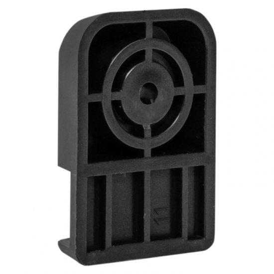 Площадка для крепления стяжек EKF PROxima 34х23 мм черная (100 шт.) (pdm-b)