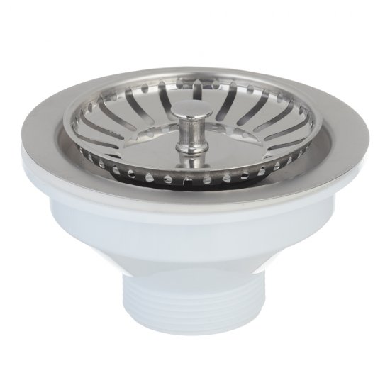 Выпуск для мойки Wirquin 3 1/2 нержавеющая сталь (30717335)