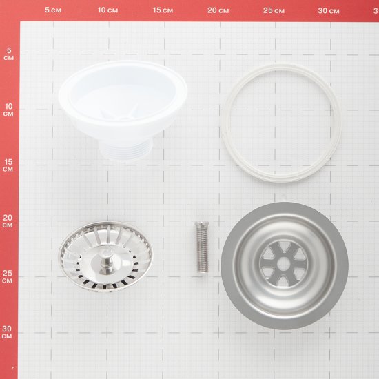 Выпуск для мойки Wirquin 3 1/2 нержавеющая сталь (30717335)