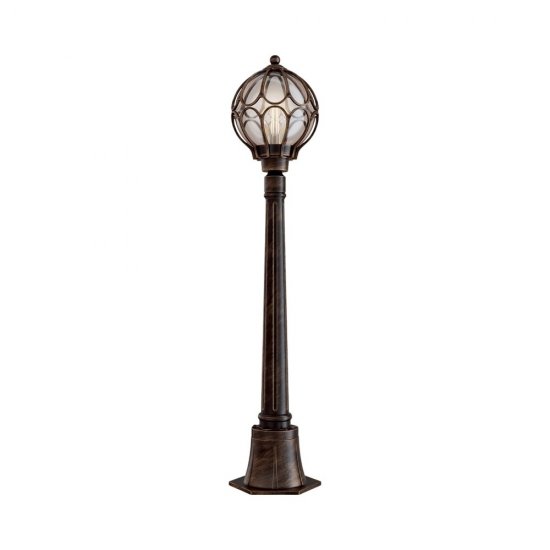 Светильник садово-парковый Outdoor Via золото антик 1045 мм E27 60 Вт IP44 (O023FL-01G)