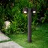 Светильник садово-парковый Outdoor Wall Street черный 550 мм GU10 100 Вт IP54 (O010FL-02B)