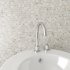 Мозаика Mir Mosaic Natural i-Tilе серая из натурального камня 298х298х4 мм глянцевая