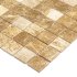 Мозаика Mir Mosaic Natural i-Tilе светло-коричневая из натурального камня 298х298х4 мм глянцевая