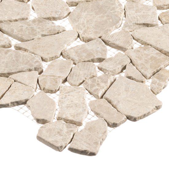 Мозаика Mir Mosaic Natural Paladium бежевая 01 из натурального камня 305х305х7 мм матовая