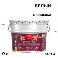 Эмаль алкидная Tikkurila/Tikkivala Pesto 90 база А глянцевая 9 л