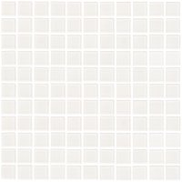 Мозаика Mir Mosaic Natural Color palette белая стеклянная 300х300х4 мм глянцевая