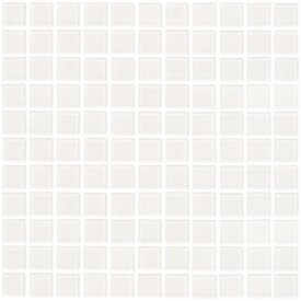 Мозаика Mir Mosaic Natural Color palette белая стеклянная 300х300х4 мм глянцевая