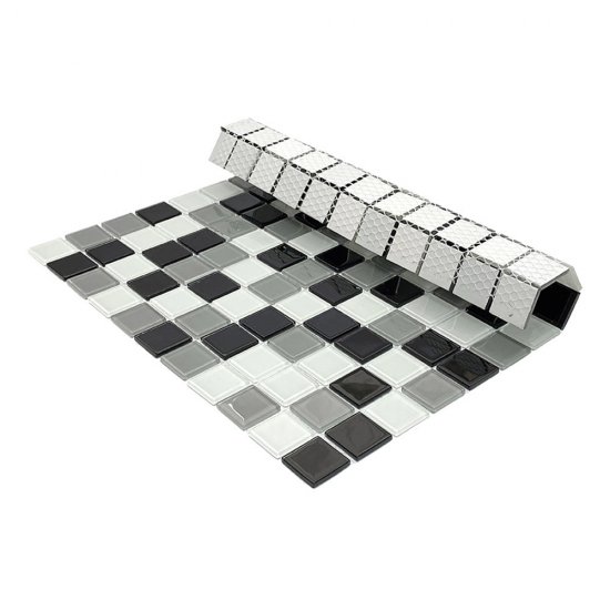 Мозаика Mir Mosaic Natural Color palette микс стеклянная 320х320х4 мм глянцевая