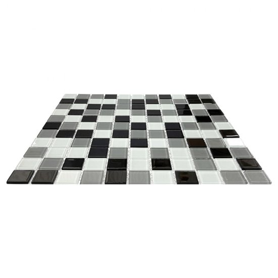 Мозаика Mir Mosaic Natural Color palette микс стеклянная 320х320х4 мм глянцевая