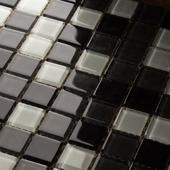Мозаика Mir Mosaic Natural Color palette микс стеклянная 320х320х4 мм глянцевая