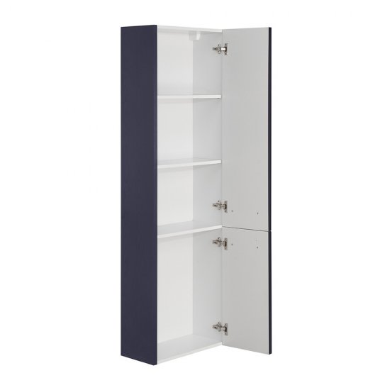 Пенал АСБ-Мебель Белмонти 35 см подвесной правый синий софт