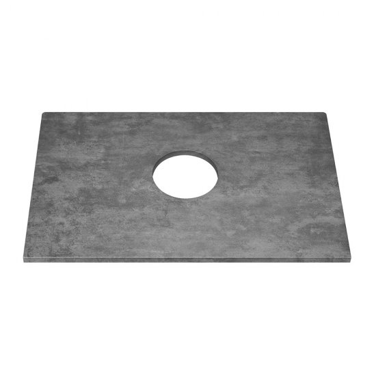 Столешница под раковину 63,8х47,5х1,9 см бетон монблан АСБ-Мебель Белмонти (11865)