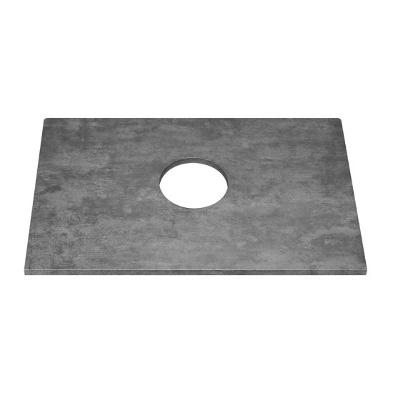 Столешница под раковину 74х47,5х1,9 см бетон монблан АСБ-Мебель Белмонти (11866)