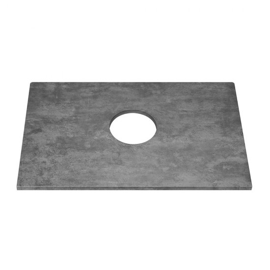 Столешница под раковину 83,8х47,5х1,9 см бетон монблан АСБ-Мебель Белмонти (11867)