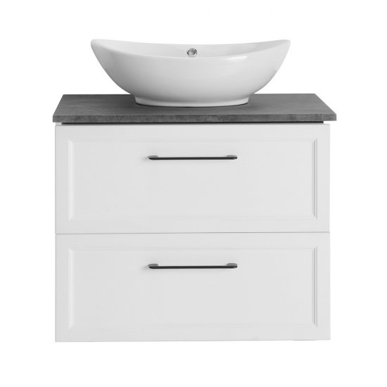 Столешница под раковину 83,8х47,5х1,9 см бетон монблан АСБ-Мебель Белмонти (11867)