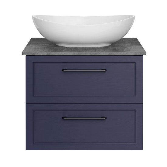 Столешница под раковину 83,8х47,5х1,9 см бетон монблан АСБ-Мебель Белмонти (11867)