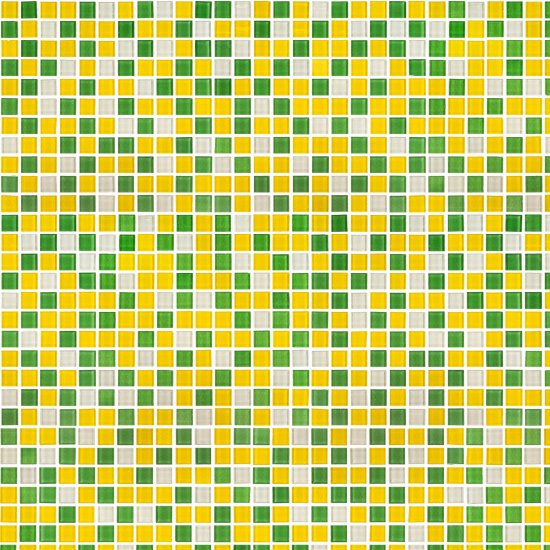 Мозаика Mir Mosaic Natural Color palette зеленая стеклянная 300х300х4 мм глянцевая