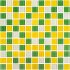 Мозаика Mir Mosaic Natural Color palette зеленая стеклянная 300х300х4 мм глянцевая