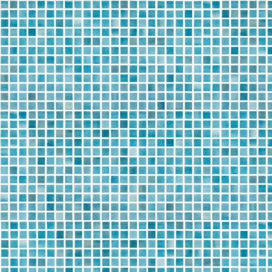 Мозаика Mir Mosaic Natural Steppa голубая стеклянная 315х315х5 мм глянцевая