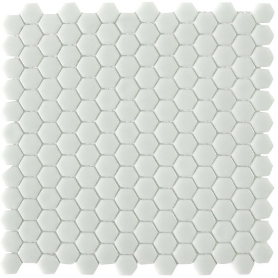 Мозаика Mir Mosaic Natural Steppa белая стеклянная 300х300х5 мм глянцевая