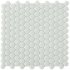 Мозаика Mir Mosaic Natural Steppa белая стеклянная 300х300х5 мм глянцевая