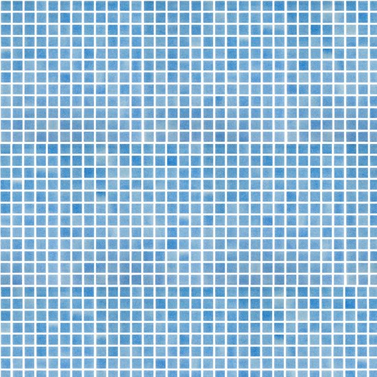 Мозаика Mir Mosaic Natural Steppa голубая стеклянная 315х315х5 мм глянцевая antislip