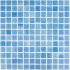 Мозаика Mir Mosaic Natural Steppa голубая стеклянная 315х315х5 мм глянцевая antislip