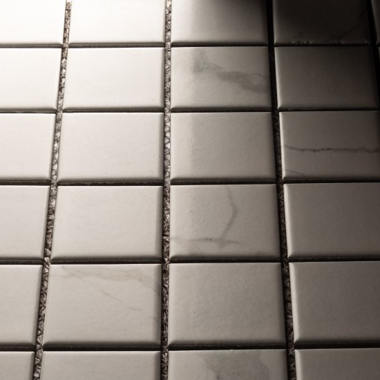 Мозаика Starmosaic Carrara Matt белая керамическая 306х306х6 мм матовая