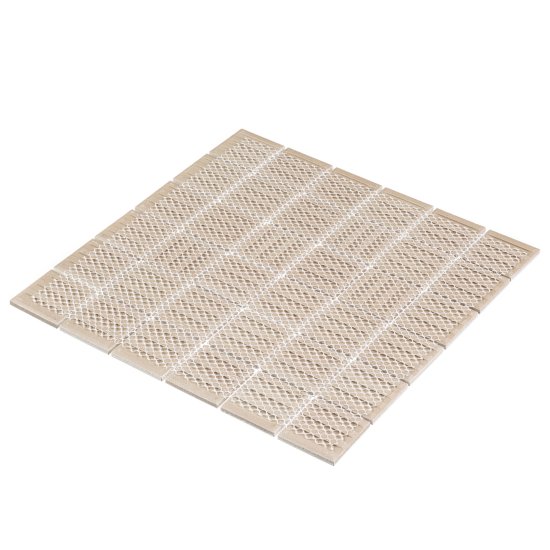 Мозаика Starmosaic Carrara Matt белая керамическая 306х306х6 мм матовая