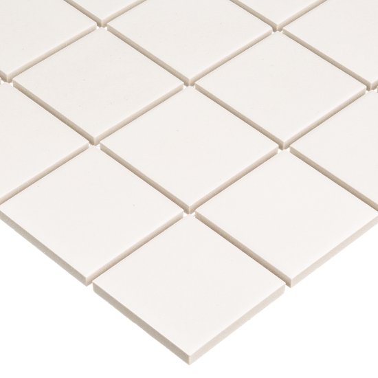 Мозаика Starmosaic белая керамическая 306х306х6 мм матовая antislip