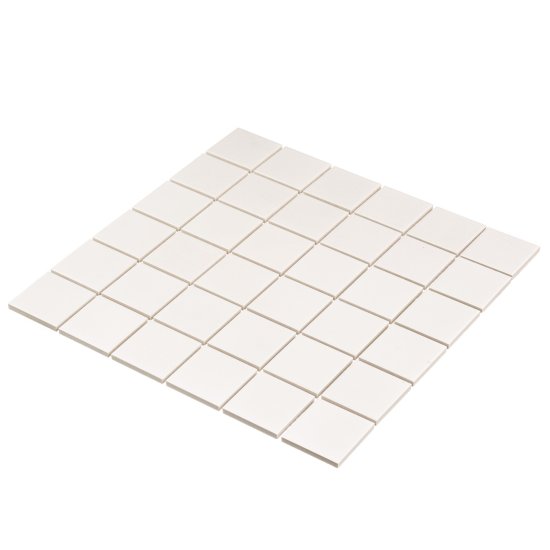Мозаика Starmosaic белая керамическая 306х306х6 мм матовая antislip