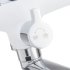 Смеситель для ванны Lavelly White Modern хром/белый однорычажный с длинным изливом с лейкой (623748)