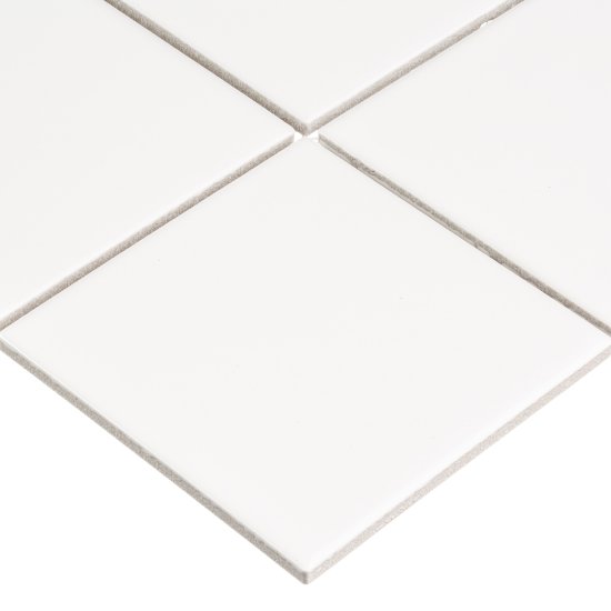 Мозаика Starmosaic белая керамическая 300х300х6 мм глянцевая