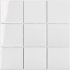 Мозаика Starmosaic белая керамическая 300х300х6 мм глянцевая