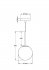 Светильник подвесной Maytoni Basic form E14 40 Вт 3 кв.м черный/белый IP20 (MOD321PL-01B)