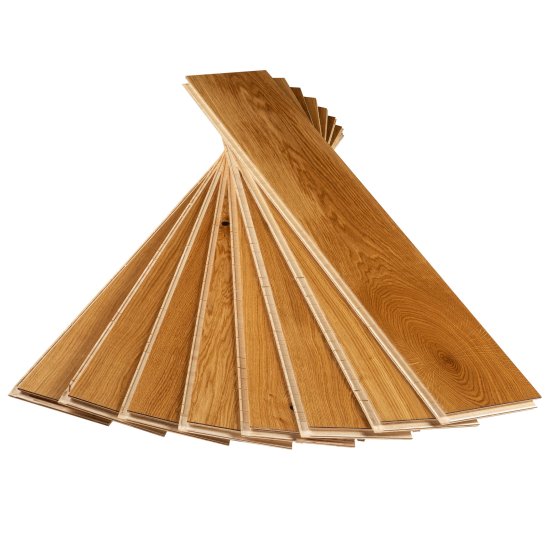 Паркетная доска FocusFloor Pure дуб медоу 1,678 кв.м 14 мм однополосная с фаской