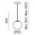 Светильник подвесной Maytoni Basic form E14 40 Вт 3 кв.м белый IP20 (MOD321PL-01W)